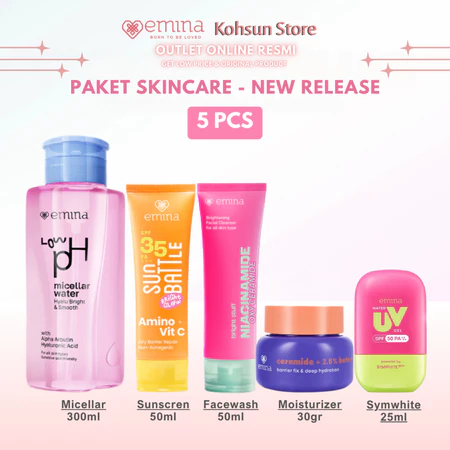 Emina Paket New Skincare 5in1