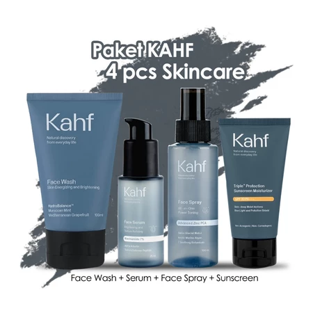 Paket Kahf Perawatan Wajah Pria 4 pcs